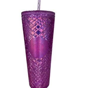 Starbucks Jeweled Purple Taffy 2023 Valentine's Day Tumbler Venti 24 oz